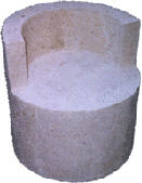 Cast stone chair (14KB GIF) Cast stone and precast concrete photograph.