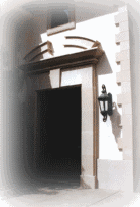 Cast stone door surround (15KB)